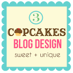 3 Cupcakes Blog Design