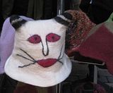 felt cat hat