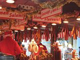 happy Xmas sausage stall York