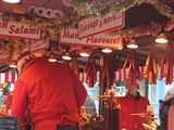 happy Xmas sausage stall York