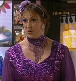 Miranda dressed as a transvestite