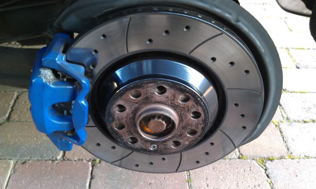 Fitting brake discs and pads Tutorials and Guides R32OC VW Golf