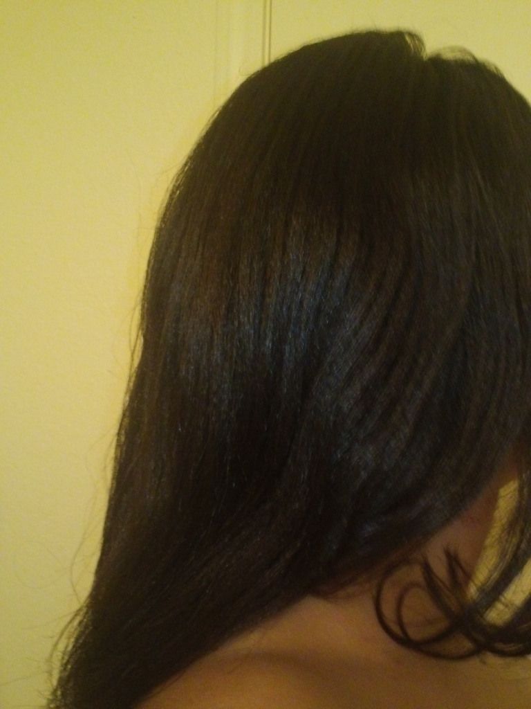 Wash Day Silk Wrapped Hair