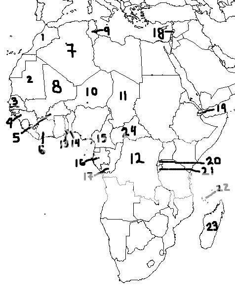 L'Afrique Quiz - By mgabor